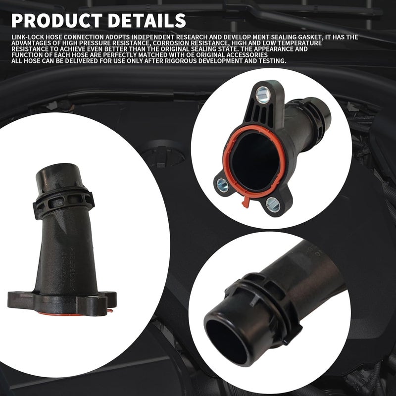 MUNIK 11118511205 Engine Block Connector Pipe 2013-2019 For BMW 1 2 3 4 5 6 7 Series X1 X2 X3 X4 X5 F20 F45 F23 F22 F34 F36 F33 F32 G32 MINI F55 F56 Replat# V203560 503478 4010400 93607 186108 - Image 3